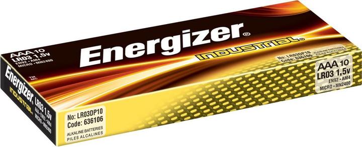 Productafbeelding Energizer Industrieel AAA/LR03 10xPack (10 Pcs., AAA)