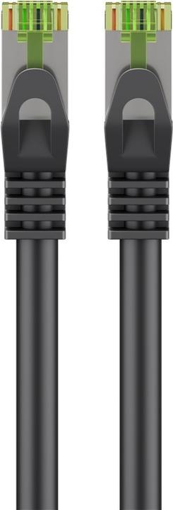 Produktbild Goobay RJ45-Patchkabel mit CAT 8.1 S/FTP Rohkabel, schwarz (S/FTP, CAT8.1, 10 m)