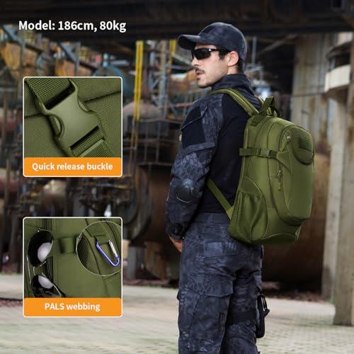 Produktbild Only-Bags.Store Taktischer Rucksack Schultasche Militär Schulranzen Tagesrucksack wasserdicht Mini Erwachsene (25 l)