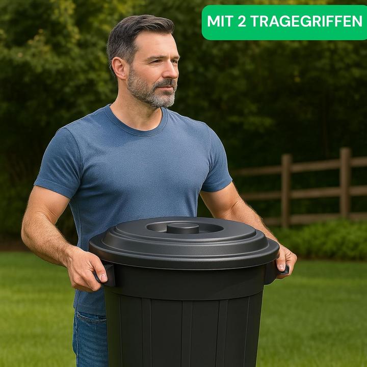 Produktbild YourCasa Mülltonne mit Deckel (70 l)