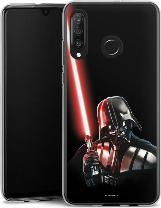 Actual product image DeinDesign Silikon Hülle für Huawei P30 Lite Handyhülle Case Smartphone Schutzhülle Star Wars Darth Vader (Huawei P30 Lite)