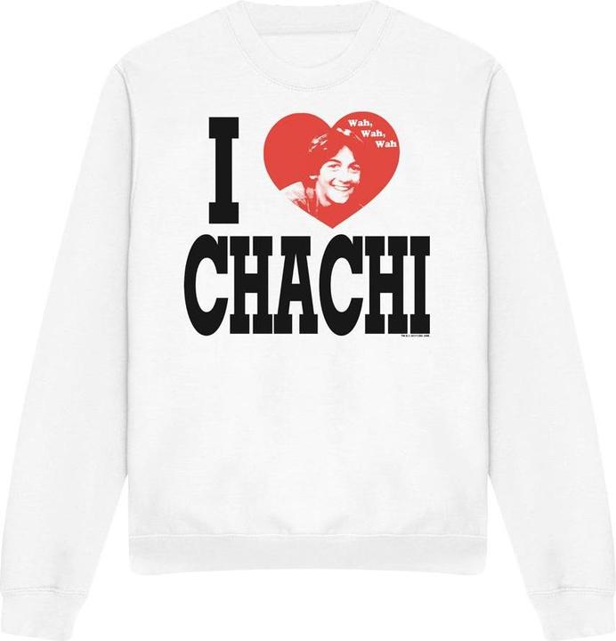 Actual product image Happy Days Unisex Adult I Heart Chachi Sweatshirt (XXL)