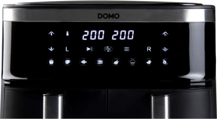 Image du produit Domo DO537FR Friteuse Protection contre la surchauffe, fonction minuterie, avec écran, revêtement