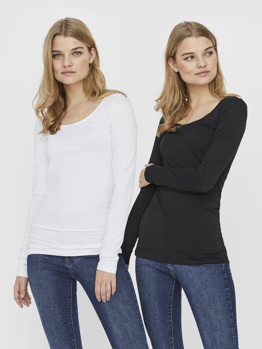Produktbild Vero Moda 2er-Pack Langarmbluse (L)