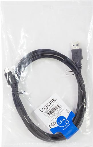 Produktbild LogiLink USB A – USB C (0.50 m, USB 3.0)