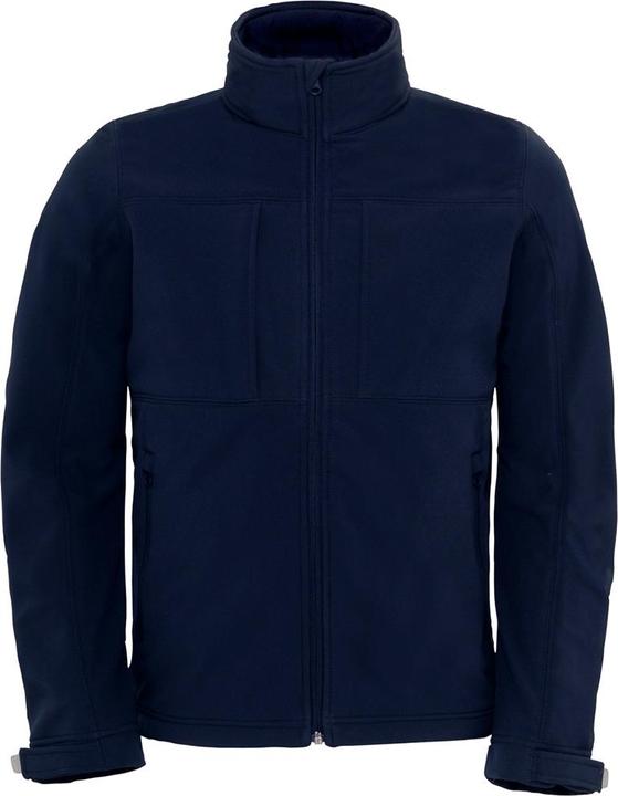 Actual product image B&C softshell jacket with hood fleece lining breathable water-repellent windproof (S)