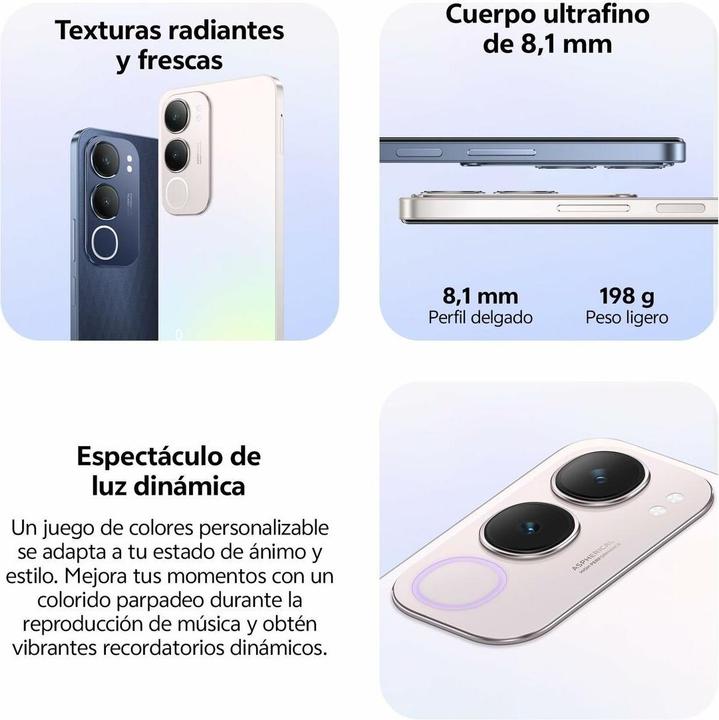 Produktbild Vivo Y19S, 6/128, 4G, sb (128 GB, Pearl Silver, 6", Dual SIM, 4G)