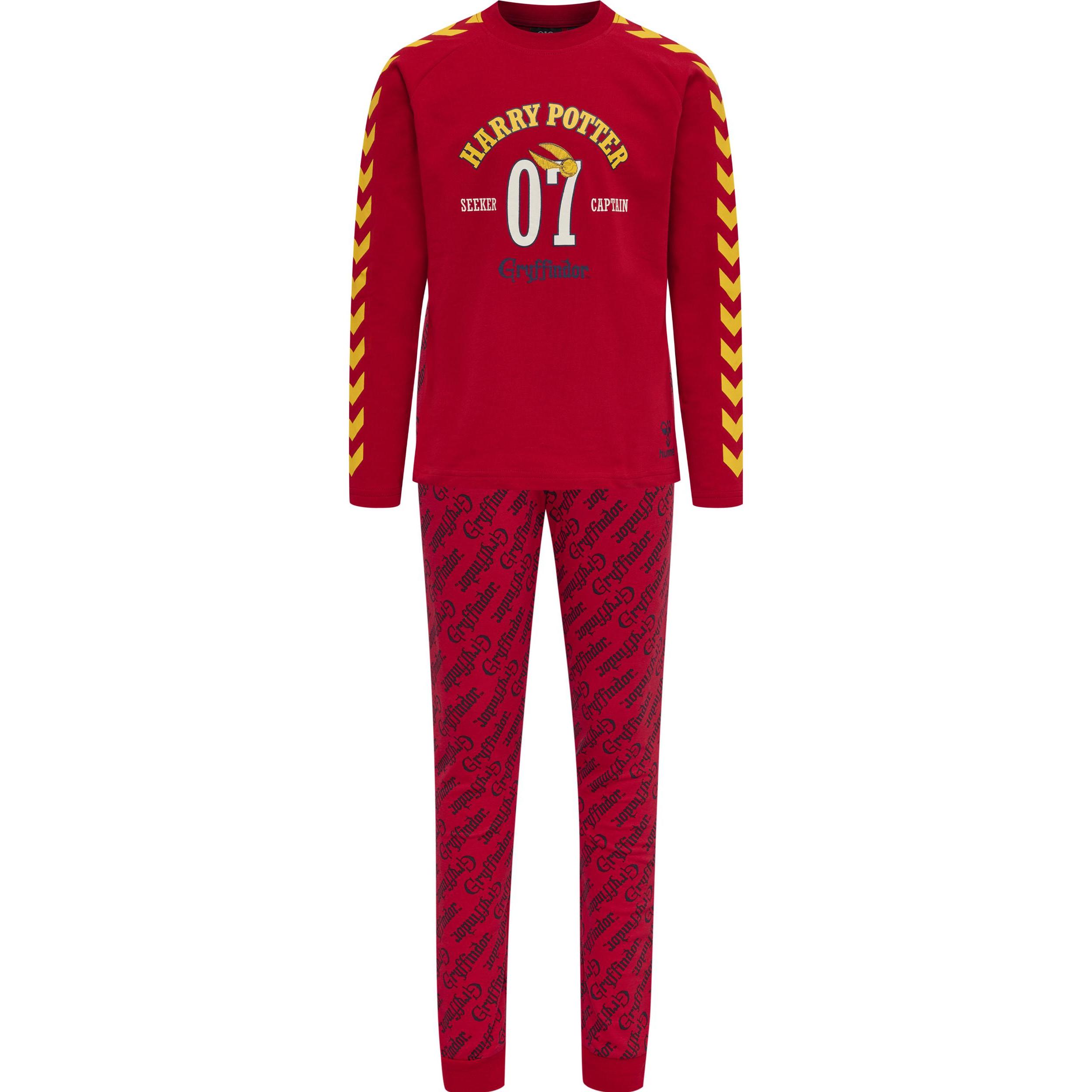 hummel, Herren, Pyjama, Hmlharry Potter Nolen Nightsuit, Rot, (110)