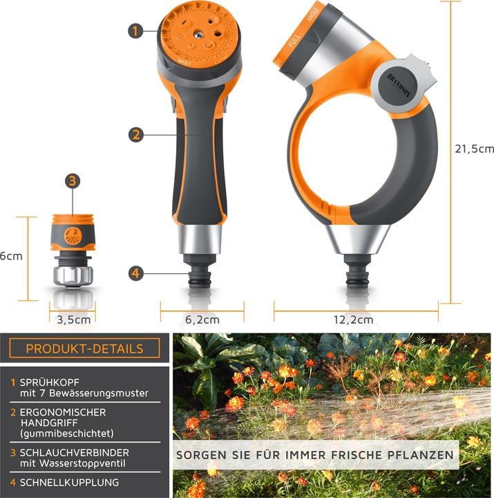 Produktbild Brandson Garten Handbrause