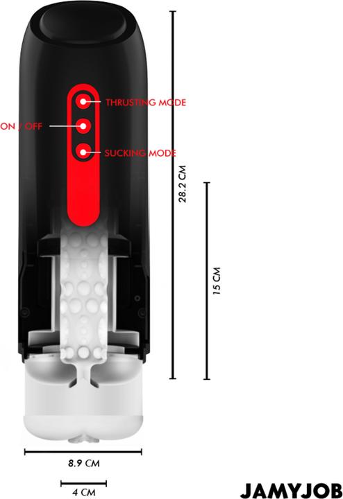 Image du produit Jamyjob Masturbateur Vaginal Automatique Phantom 5 Modes D'Aspiration Et De Poussée