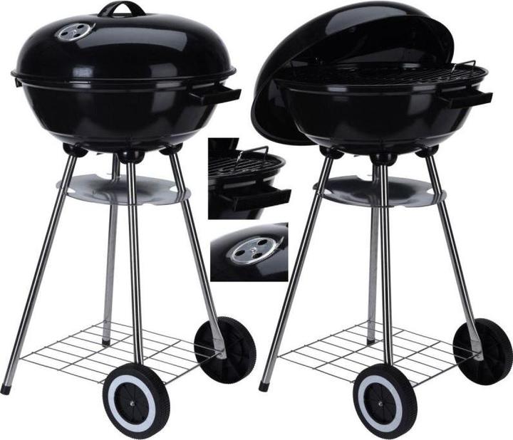 Actual product image BBQ Collection Ball Grill Charcoal barbecue on wheels Ø 46 Cm