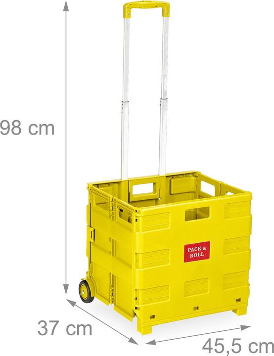 Produktbild Relaxdays Einkaufstrolley