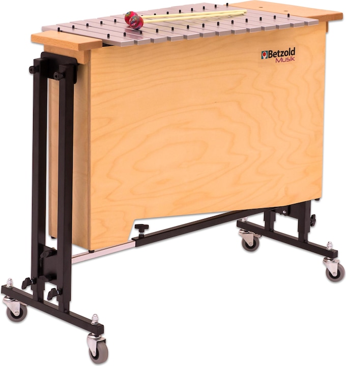 Produktbild Betzold Musik Bass-Metallophon + Ständerwagen (Metallophon)