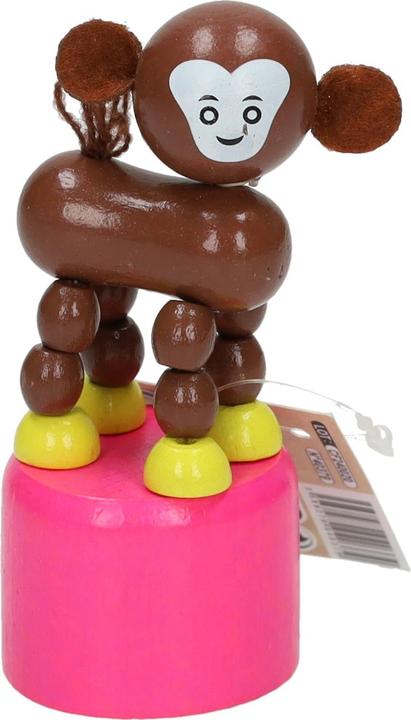 Image du produit Magni Animaux en bois à presser D4x10cm assortis 6 fois