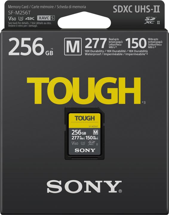 Productafbeelding Sony SF-M Stoer (256 GB, SDXC, U3, UHS-II)