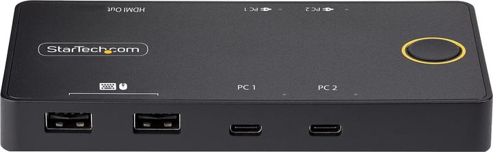 Actual product image StarTech com C2-H46-UC2-PD-KVM, 4096 x 2160 pixels, 4K Ultra HD, 10 W, Noir