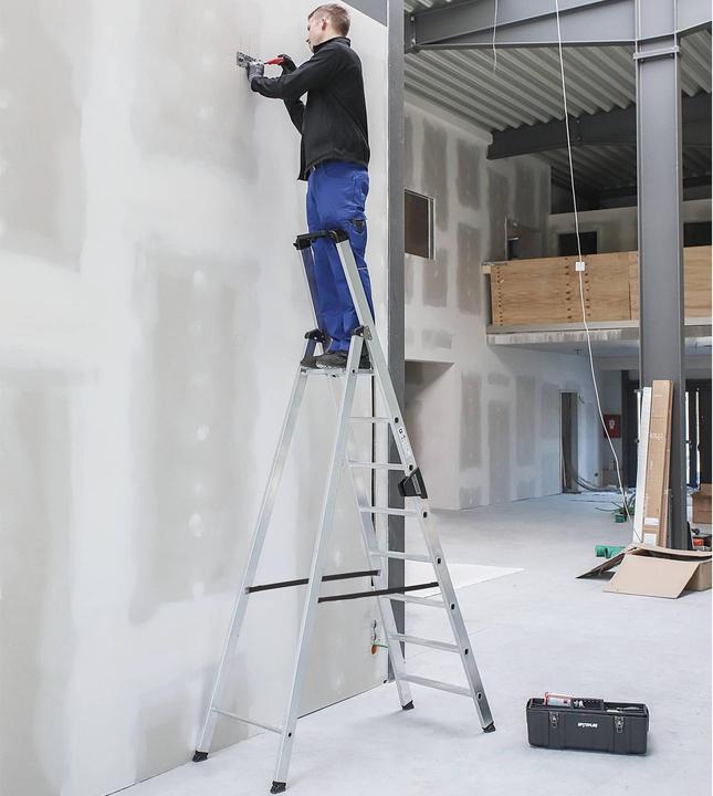 Actual product image Munk Stepladder with steps, single-sided access 7 steps (Stepladder)