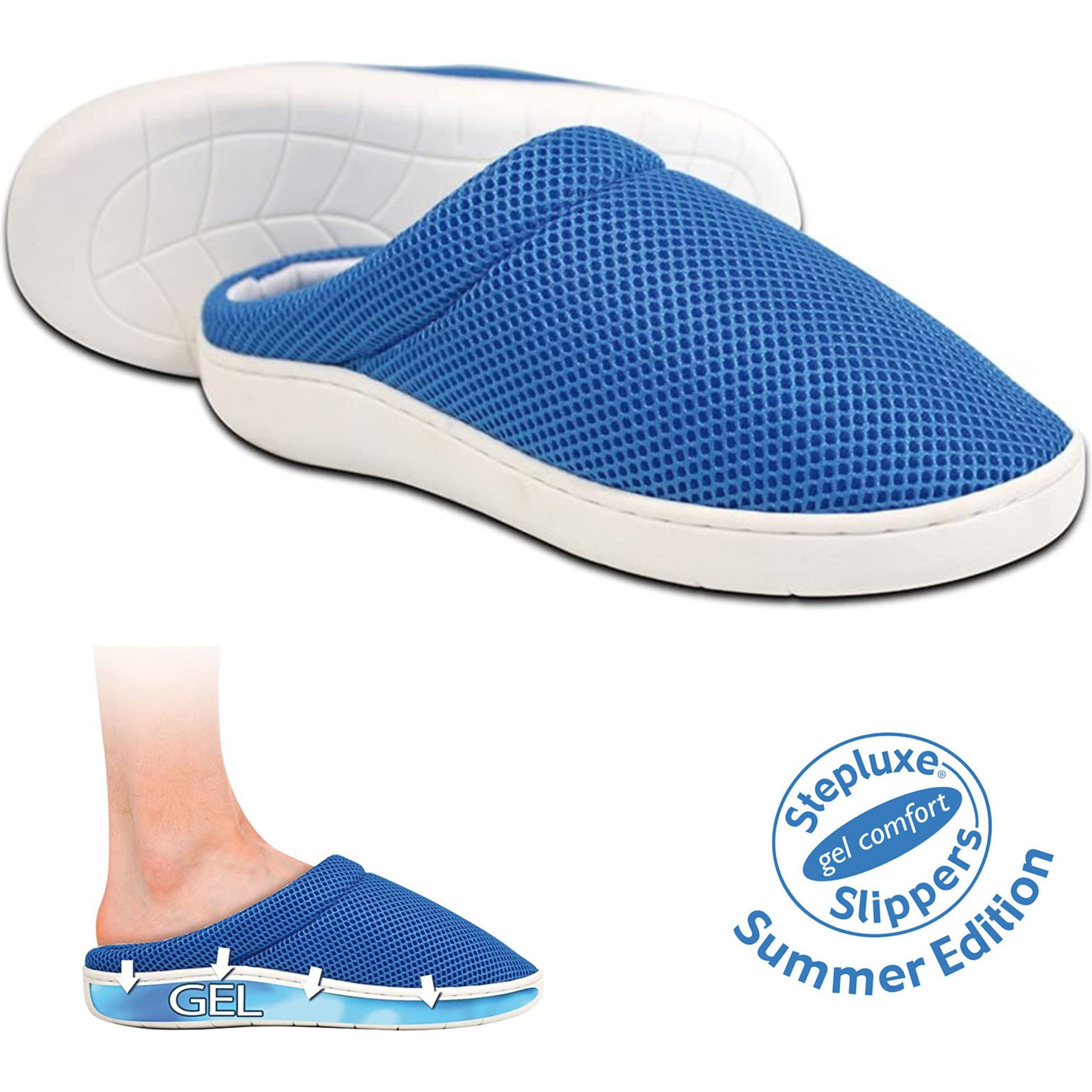 Best direct, Herren, Hausschuhe, Stepluxe Summer Slippers, Blau, (43, 44)