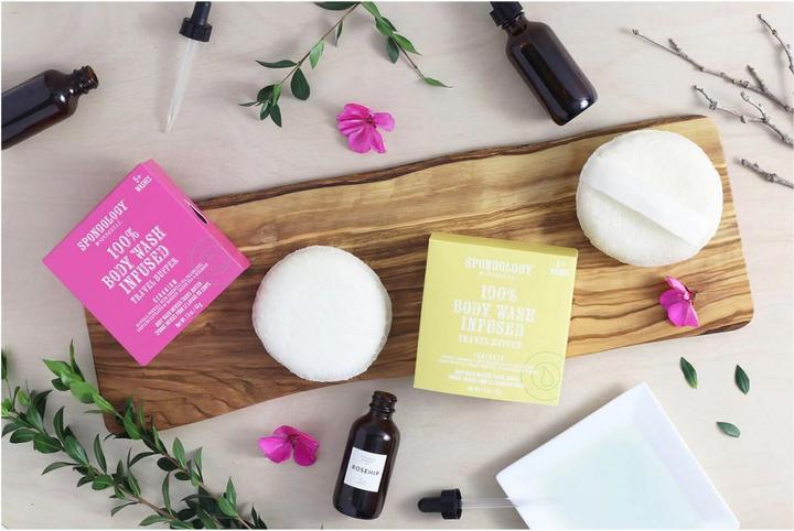 Produktbild Spongellé Travel Buffer - Tuberose