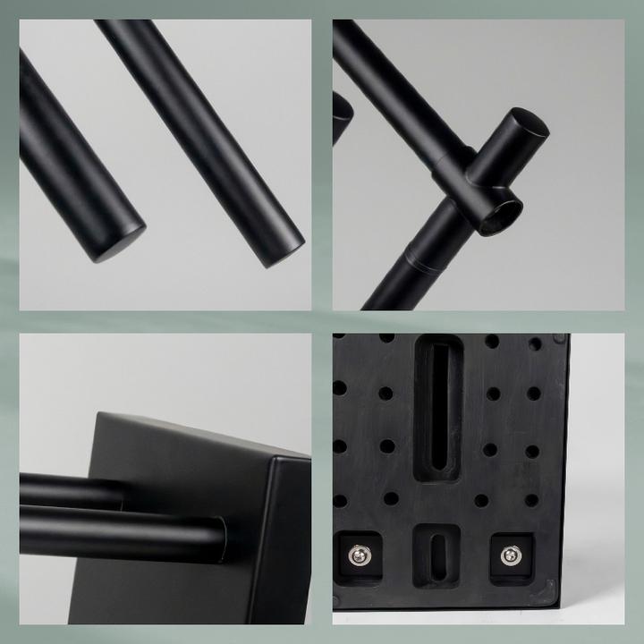 Actual product image Kela Towel rail Towel rack DEVIN black 79 cm high