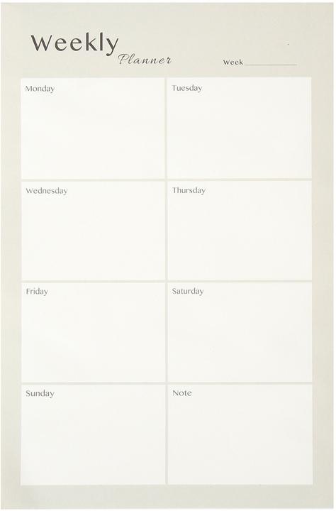 Image du produit I Am Creative Planificateur Semaine verte (14 x 21 cm, Anglais)