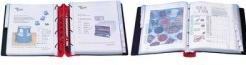 Actual product image Wedo ERGOGRIP presentation folder, DIN A4, 56 mm, white DIN A4, filling height: 50 mm, 4-ring mechanism (A4, 56 mm, 1 x)