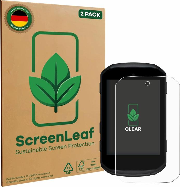 Actual product image ScreenLeaf Screen Protector sustainable Screen Protection, clear, anti-scratch