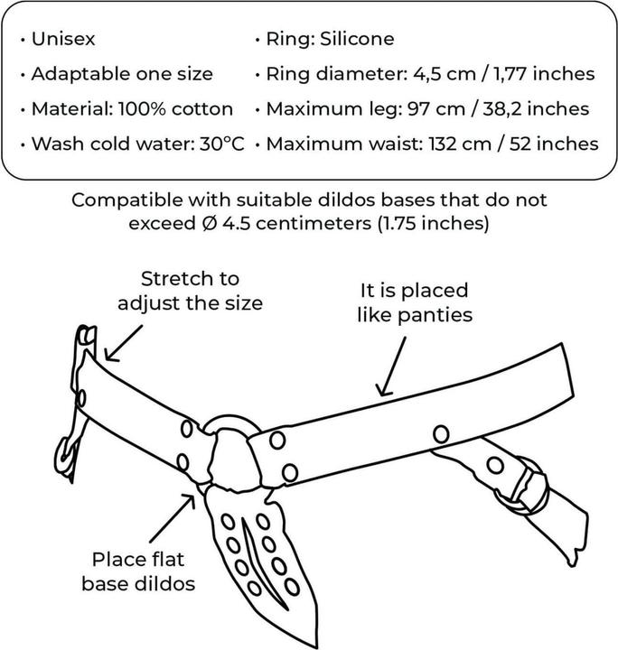 Produktbild Adrien Lastic Strap-On Harnes for Dildos