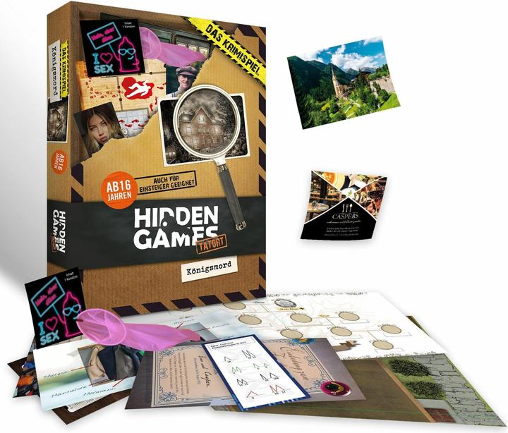 Actual product image Hidden Games HID00006 - Crime Scene: King's Murder 5th Case (DE) (German, 1 - 6 Players)