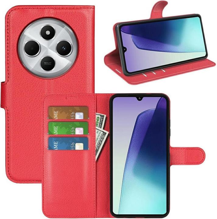 Produktbild Cover-Discount Xiaomi Redmi 14C / Poco C75 - Leder Etui Hülle (Xiaomi Poco C75, Xiaomi Redmi 14C)