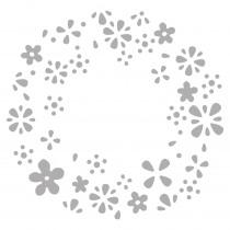 Nutritional values and ingredients Rayher Punching template: Negative flower wreath, 1 piece