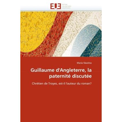 Guillaume d'Angleterre, la paternité discutée, Fachbücher