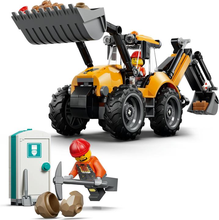 Actual product image LEGO 60480 Gelber Baggerlader