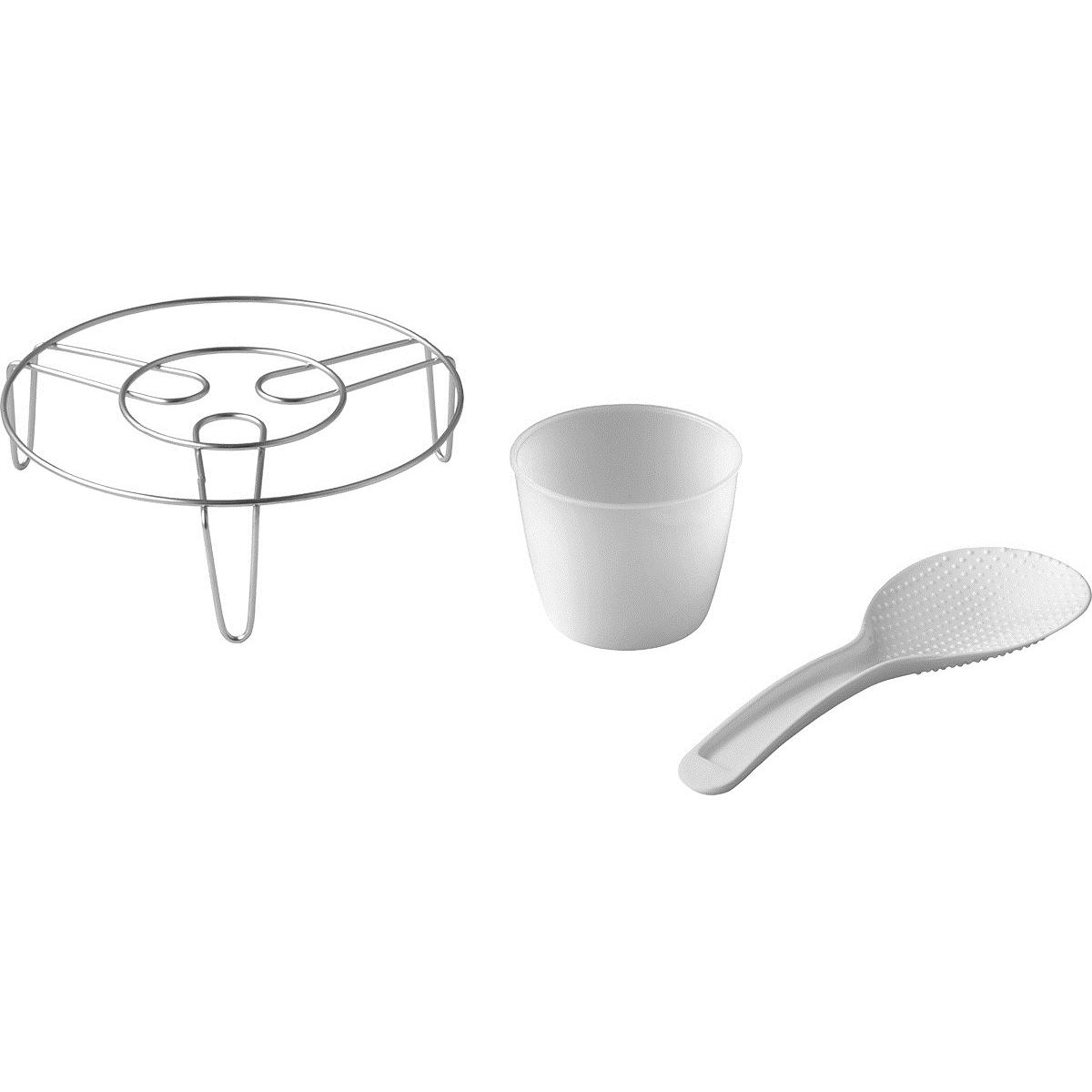 Thumbnail - Concept CK7000 multi cooker Black, Stainless steel, Dampfgarer + Reiskocher, Schwarz