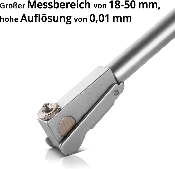 Image du produit Stahlwerk Micromètre intérieur avec comparateur analogique, plage de mesure 18-50 mm