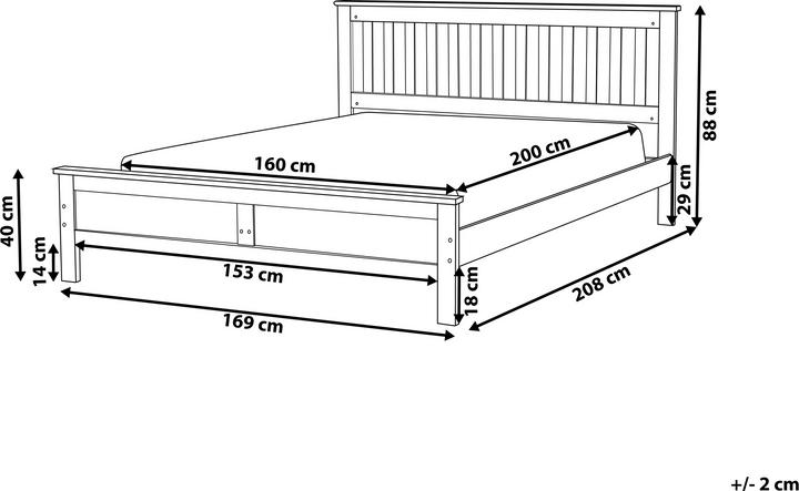 Actual product image Beliani Mayenne (160 x 200 cm)