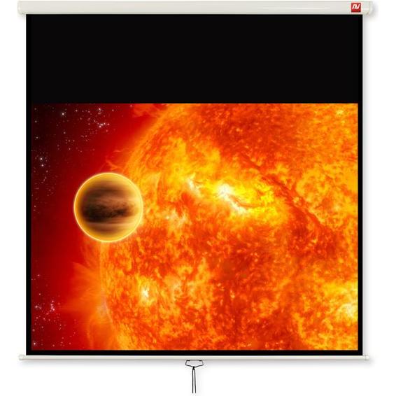 Avtek Video 200 Projektionsleinwand (1574803.15", 4:3), Leinwand, Schwarz, Weiss
