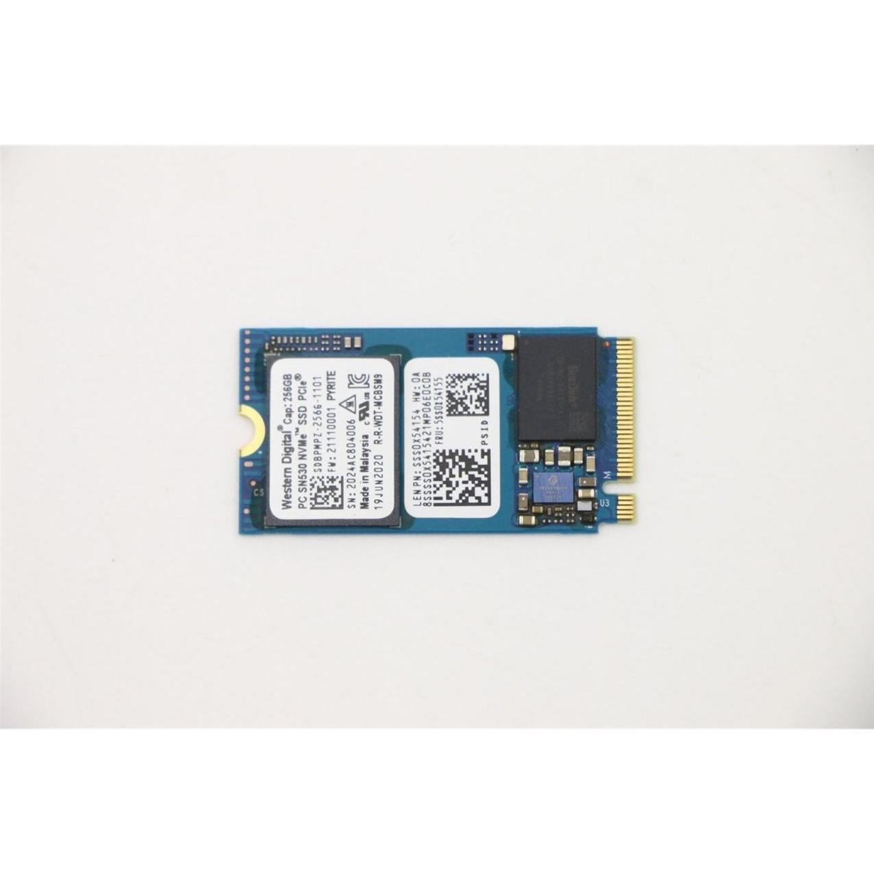 Lenovo WD SN530 256G PCIe 2242 SSD (256 GB, M.2 2242), SSD