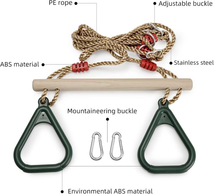Produktbild Pellor Multifunktionsschaukel mit Turnringen