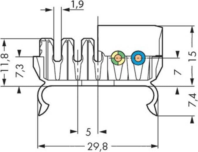 Actual product image Wago jointing clamp