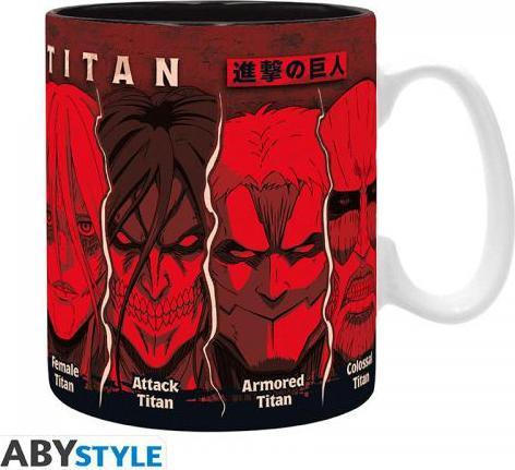 Image du produit ABYstyle L'Attaque des Titans - Les Titans (460 ml, 1 x)