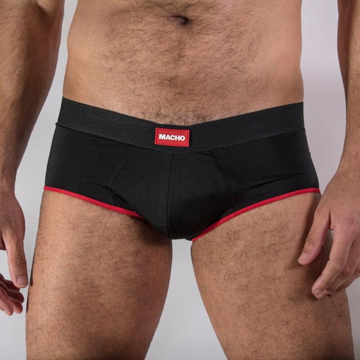 Actual product image Macho Underwear Macho Ms24a Slip Slip Dark Red XL (XL)