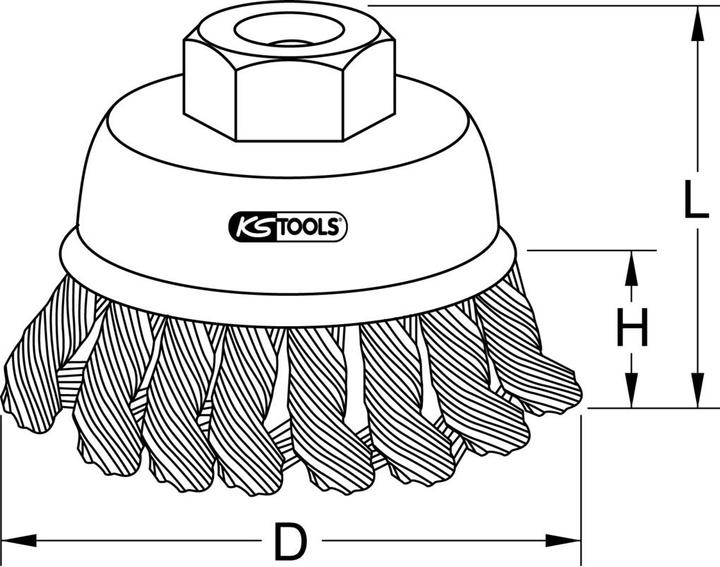 Produktbild KS Tools 340.0026 (P80)