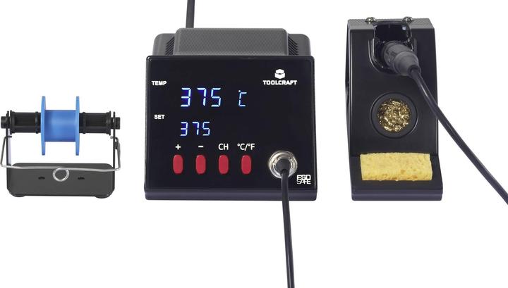 Produktbild Toolcraft TO-8962 ESD Lötstation digital 70 W 480 °C (max) inkl. Lötspitze