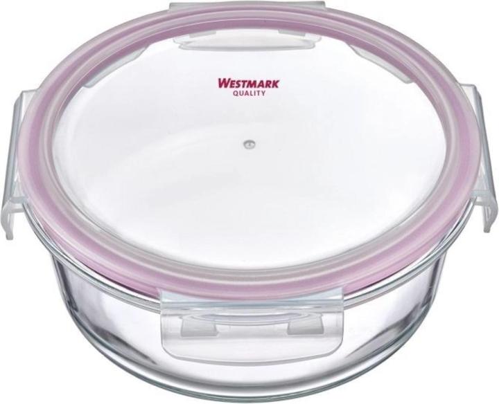 Westmark Glazen vershoudbak, 1300 ml, rond (1.30 l)