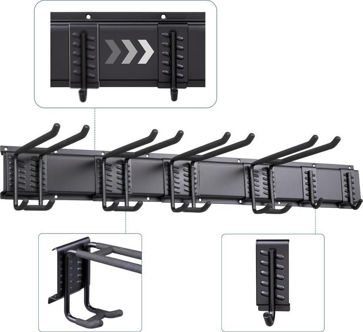 Actual product image Relaxdays 10-piece tool rack set