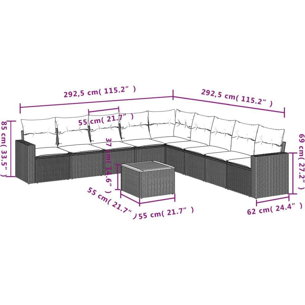 Thumbnail - VidaXL, Gartenlounge, Singa