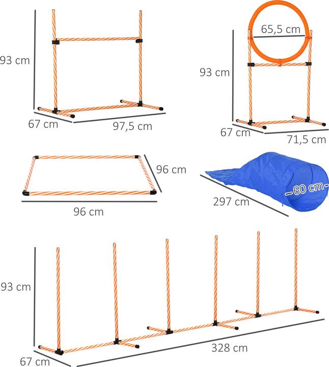 Produktbild PawHut Set (Agility)