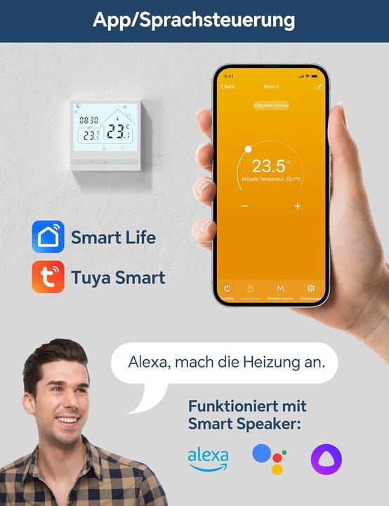 Image du produit Beok controls TOL47WIFI Heizungsthermostat
