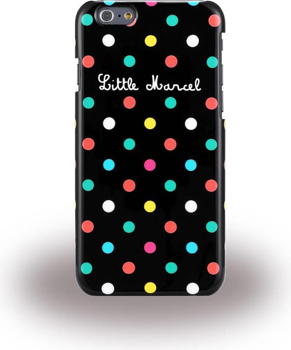 Actual product image Little Marcel LMIP6013? Noir Pois - Hard Cover Case Protective Cover - Apple iPhone 6 6s (Apple iPhone 6)